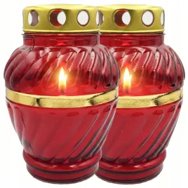 2x-znicz-duzy-szklany-ozdobny-na-grob-cmentarz-lampion-zalewany-czerwony