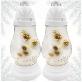 2x-znicz-ozdobny-szklany-na-grob-na-cmentarz-bialy-zloty-roza-wklad