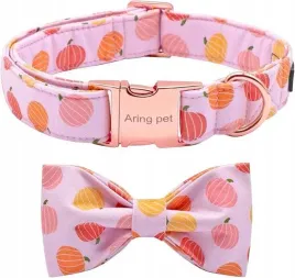 obroza-materialowa-dla-psa-z-kokarda-rozmiar-s-regulowana-w-dyni