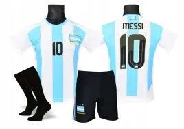 messi-stroj-pilkarski-koszulka-spodenki-getry-argentyna-rozm-122