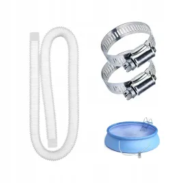 waz-basenowy-32mm-z-2-zaciskami-do-weza-zestaw-15m-kolor-bialy