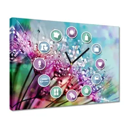 zegary-40x30-krople-rosy-dmuchawiec