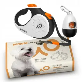 mocna-smycz-automatyczna-dla-psa-biala-blokada-tasma-5-metrow