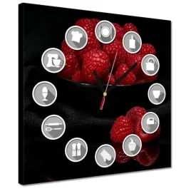 zegary-30x30-dojrzale-maliny-w-misce