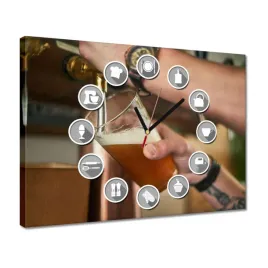 zegary-40x30-barman-nalewajacy-piwo