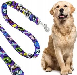 smycz-regulowana-dla-psa-dluga-przepinana-treningowa-we-wzory-mocna