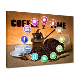 zegary-40x30-kawa-coffee-time