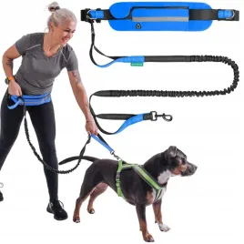 pas-trekkingowy-biodrowy-z-amortyzatorem-biegania-z-psem-elastyczna