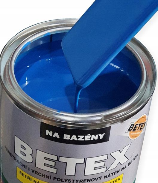 Farba do basenów, oczek 2w1 NIEBIESKA 1kg BETEX