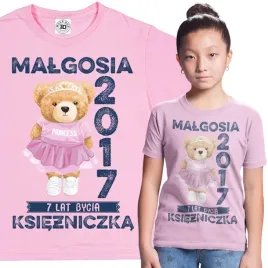 dziecieca-koszulka-prezent-na-7-urodziny-dla-dziewczynki-podaj-imie
