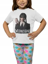 dziecieca-koszulka-serial-wednesday-addams-dance