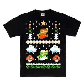 dziecieca-koszulka-swiateczna-super-mario-bross