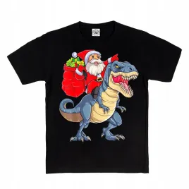 dziecieca-koszulka-swiateczna-mikolaj-t-rex