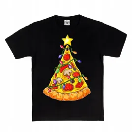 dziecieca-koszulka-swiateczna-choinka-pizza