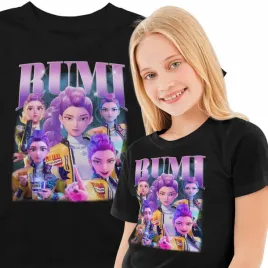 koszulka-dziecieca-kpop-demon-hunters-anime-t-shirt-huntrix-rumi