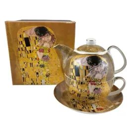 tea-for-one-klimt-pocalunek-zloty