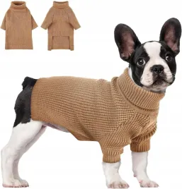 sweter-golf-z-dzianinydla-psa-miekki-kolor-brazowy-rozmiar-s