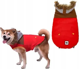 kurtka-kamizelka-ubranko-dla-psa-wodoodporne-zimowe-czerwone-m