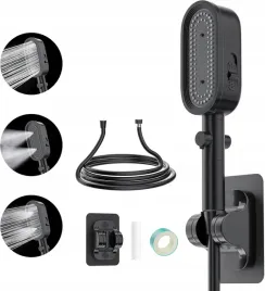 sluchawka-prysznicowa-z-wezem-1-5m-tryby-czarny-zestaw-z-uchwytem