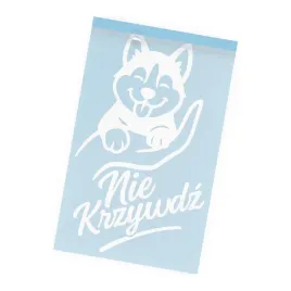 naklejka-na-szybe-auto-pies-husky-z-napisem-nie-krzywdz-pupil