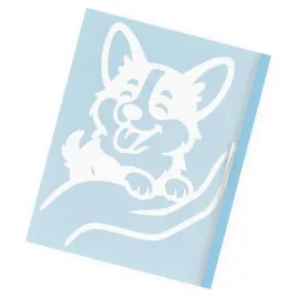 naklejka-na-samochod-szybe-pies-corgi-w-dloni-nie-krzywdz-pupil