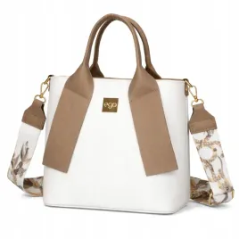 torebka-damska-ego-shopper-na-ramie-skora-eko-logowany-pasek-biala