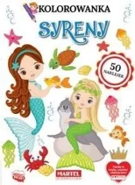 kolorowanka-syreny-z-naklejkami-praca-zbiorowa