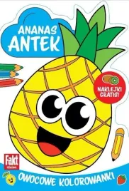 ananas-antek-owocowe-kolorowanki-praca-zbiorowa