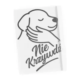 naklejka-pies-w-samochodzie-i-dlon-z-napisem-nie-krzywdz-na-szybe