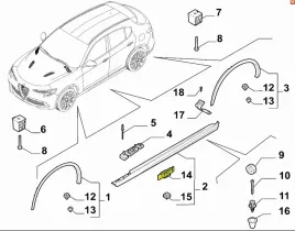 komplet-10x-spinka-listwy-progowej-alfa-romeo-stelvio