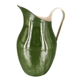 dzban-na-wode-emaliowany-26l-zielony-retro-recznie-robiony