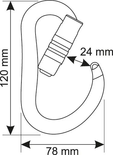 karabinek-camp-atom-3lock-kolor-szary