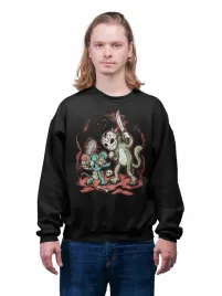 meska-bluza-na-halloween-horror-tom-and-jerry