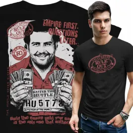 koszulka-meska-rule-out-streetwear-empire-hustle-el-patron-pablo-escobar