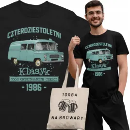 koszulka-prezent-na-40-urodziny-1986-klasyk-prl-nysa-torba-gratis
