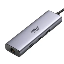 hub-7w1-ugreen-usb-c-3x-usb-usb-c-usb-c-hdmi-4k-pd-sd-micro-rj45-apple-100w