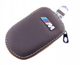bmw-m-pakiet-etui-pokrowiec-skorzany-na-kluczyk-brazowy-elegancki