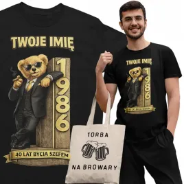 meska-koszulka-prezent-na-40-urodziny-personalizowana-torba-gratis