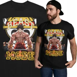 meska-koszulka-one-piece-luffy-beast-mode-anime-manga-silownia-gym