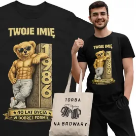 meska-koszulka-prezent-na-40-urodziny-personalizowana-torba-gratis