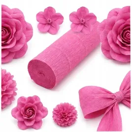 krepina-wloska-550-ciemny-roz-50x250-dekoracyjna-prezenty-kwiaty-gruba-180g