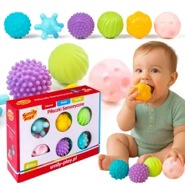 pilki-pileczki-sensoryczne-edukacyjne-miekkie-dla-niemowlat-gryzaki-6-szt