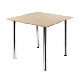 stol-lugano-80x80-blat-dab-sonoma-nogi-chromowane