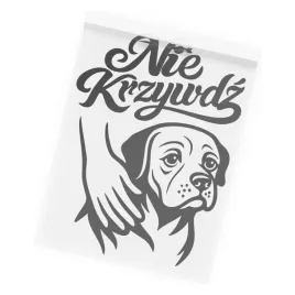 naklejka-pies-labrador-z-napisem-nie-krzywdz-wycinana-z-folii-wzor