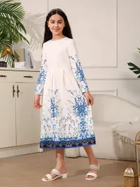 sukienka-dziewczeca-midi-rozkloszowana-w-kwiaty-z-dlugim-rekawem-biala-152