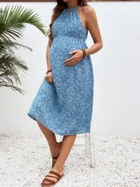 sukienka-ciazowa-letnia-w-kwiaty-boho-niebieska-casual-shein-xl-42