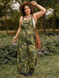 kombinezon-damski-ogrodzniczki-w-kwiaty-zielony-casual-shein-3xl-46