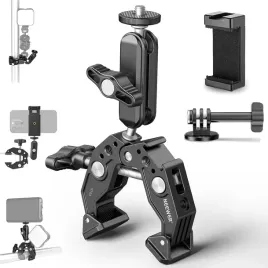 super-zacisk-neewer-podwojna-glowica-kulowa-7-6cm-adapter-montazowy