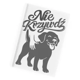 naklejka-pies-labrador-z-napisem-nie-krzywdz-wycinana-bez-tla