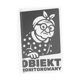 naklejka-zabawne-auto-obiekt-monitorowany-na-samochod-babcia